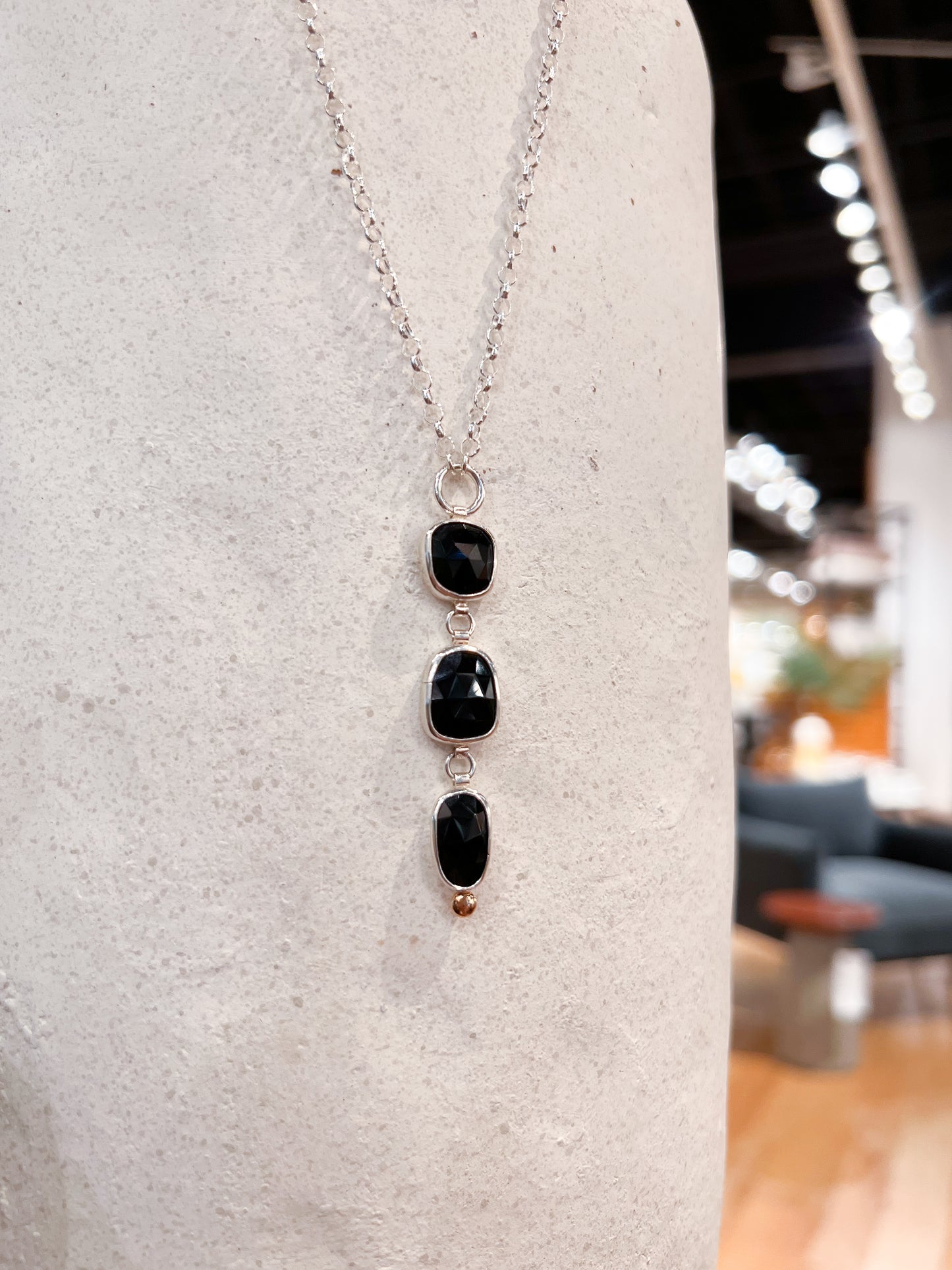 Black Onix Dangle Pendant - 35% OFF!