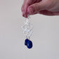 Lapis Lazuli Long Dangle Earrings - 35% OFF