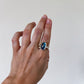 Belgian Teal Fluorite Ring - 20% OFF