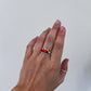 Hessonite Garnet Ring