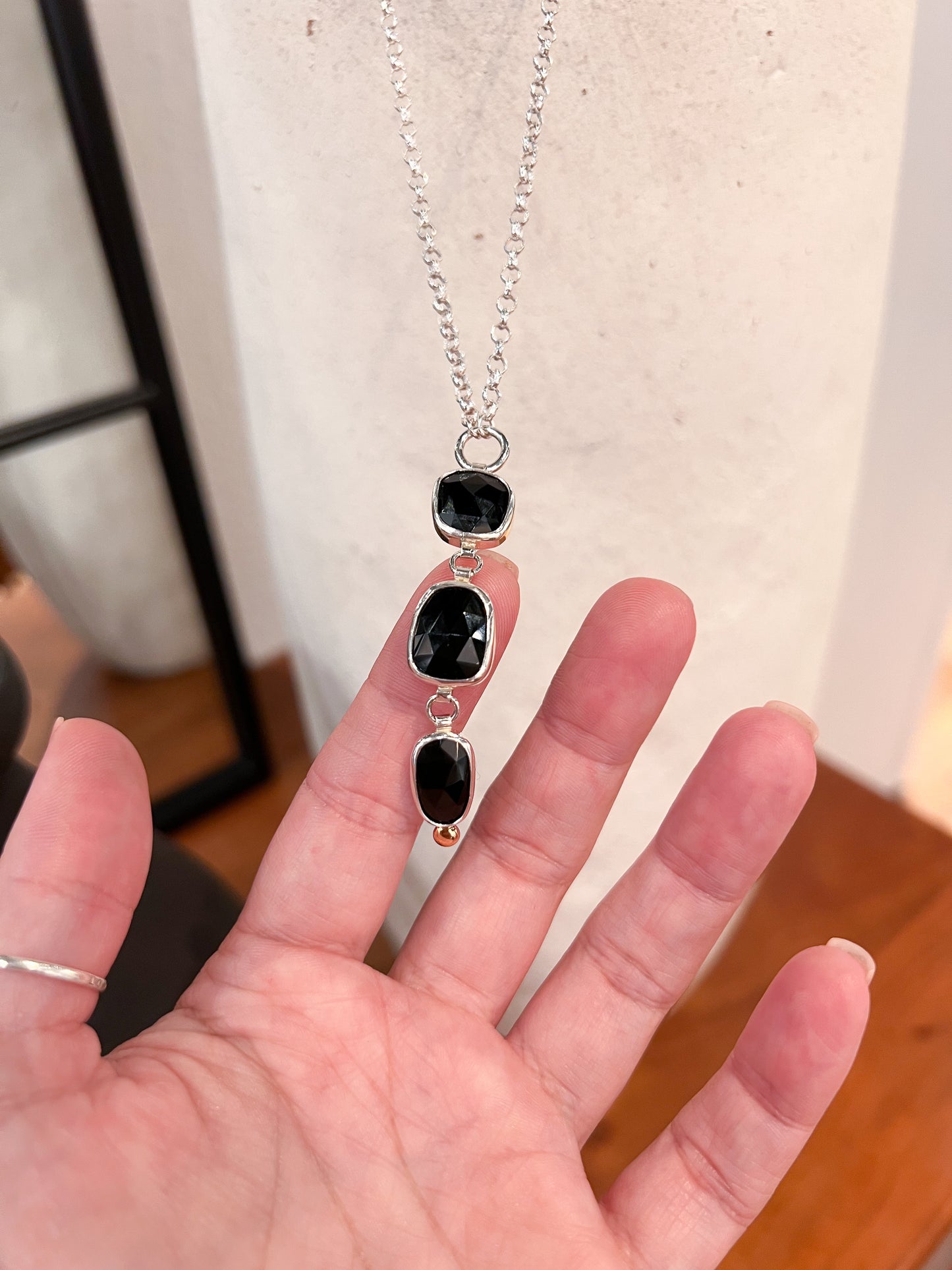 Black Onix Dangle Pendant - 20% OFF!